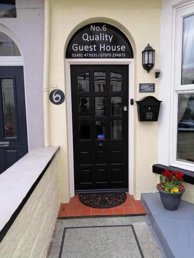 No 6 Quality Guesthouse Llandudno Exteriér fotografie